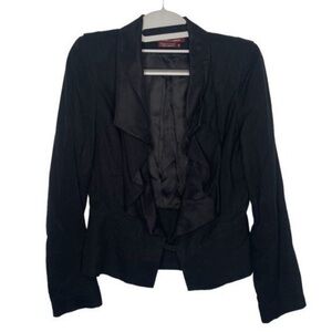 Comptoir Des Cotonniers
Womens Blazer Size 34 Black Long Sleeve Work Wear